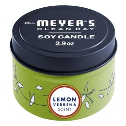 8 Wholesale Mrs Meyers Tin Candle 2.9oz Lemon Verbana