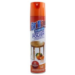 12 Pieces Brillo Furniture Polish 9z Orange - Cleaning Products