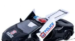 6 Wholesale 1:14 Remote Control Rechargeable Police Car With Light And Sound
