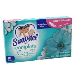 15 Pieces Suavitel Dryer Sheets 18 Count Waterfall Mist - Laundry Detergent