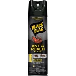 12 Pieces Black Flag Ant & Roach 17.5 oz - Pest Control