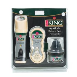12 Bulk New King Shoe Care Kit Black
