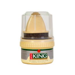 36 Pieces New King Shoe Polish 1.69z Natural - Footwear & Shoes
