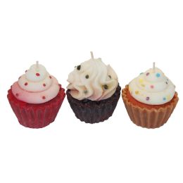 48 Bulk Candle Cup Candle Scented 1 Pack Cake Assortd Styles