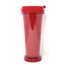 24 Wholesale Coffee Tumbler 16z Red