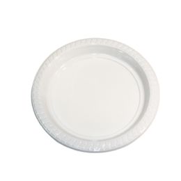 24 Wholesale Ideal Dining Plastic Plate 10 Inch 25 Count White