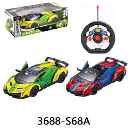 6 Wholesale 1:14 Remote Control Car W/rechargeable Batetry