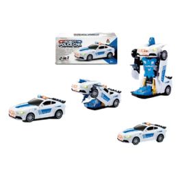12 Wholesale Robot Police Car With Light & Sound
