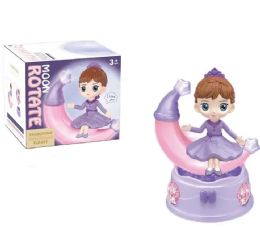 12 Wholesale Electric Moon Princess With Light & Music