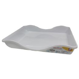 24 Wholesale Simply Kitchenware Diamond Dish Rack And Tray 17.5x14.75x4 Inch White