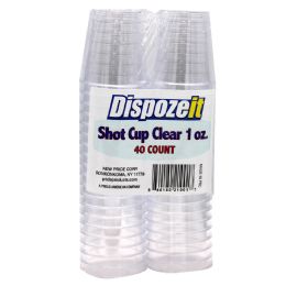 48 Pieces Universal Shot Cup 1z 40 Count - Disposable Cups