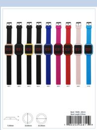 12 of Digital Watch - 46815 assorted colors