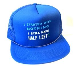 24 Wholesale Funny Sayings Trucker Hat