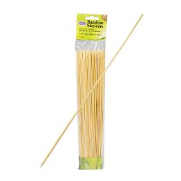 48 Wholesale Skewers 3.0x300mm 100 Count Bamboo