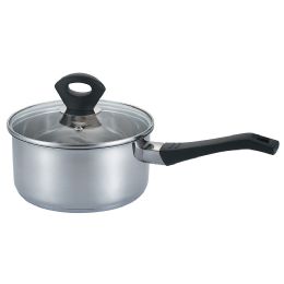 6 Pieces Stainless Steel Sauce Pan 1.7 Quart - Stainless Steel Cookware