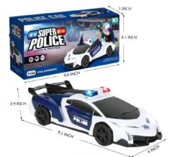 12 Pieces Electric Universal Police Toy Car With Light & Music - Cars, Planes, Trains & Bikes