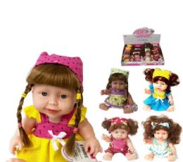 12 Pieces Scent Girl Doll With Ic Sound - Dolls