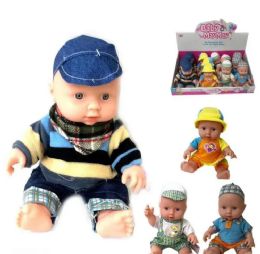 12 Pieces Scent Boy Doll With Ic Sound - Dolls