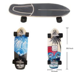 2 Bulk 29.5" Surfing Skateboard