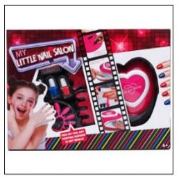 12 Pieces Diy My Little Nail Salon Play Set In Color Box - Toys & Games