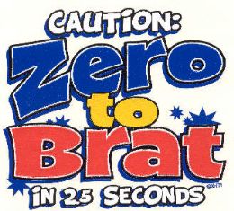 36 Pieces Baby Shirts Shirts Caution: Zero To Brat In 2.5 Seconds - Baby Apparel