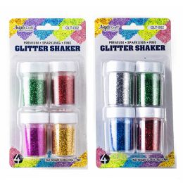 24 Pieces Glitter Shaker 8g 4 Count Assorted Colors - Craft Glue & Glitter