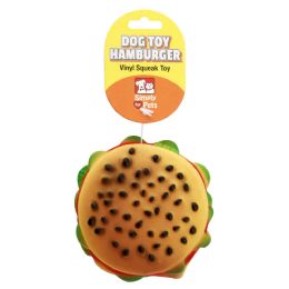 48 Wholesale Simply For Pets Pet Voice Toy 3.5 Inch Hamburger