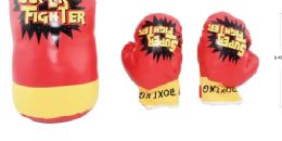 10 Bulk 20.87 Inch Pvc Red Boxing Set