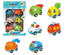12 Wholesale Cartoon Little Car Set