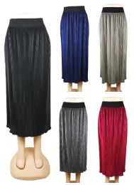 48 Wholesale Women Skirts Assorted Colors