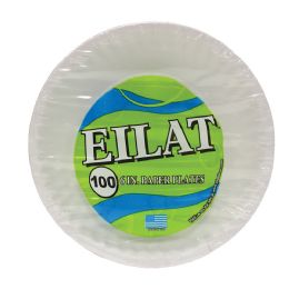20 Pieces Eilat Paper Plate 6 Inch 100 Count - Disposable Plates & Bowls