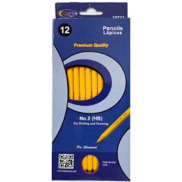 80 Pieces 12 Count Yellow PrE-Sharpened - Pencil Boxes & Pouches