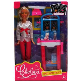 12 Pieces 11.5" Chelsea Doll W/ Pets & Accss - Girls Toys