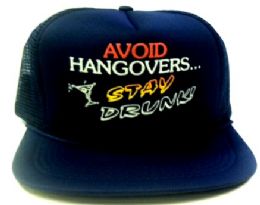 24 Wholesale Adult Printed Mesh Hat Funny Hat