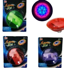 24 Wholesale Light Up Spinning Top