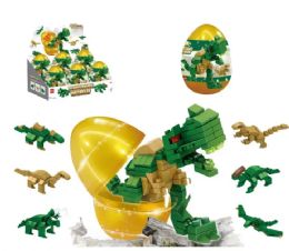 12 Pieces Dinosaur Building Blocks - Light Up Toys
