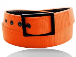 24 Pieces Canvas Belt With 1 Hole Color Orange - Belts