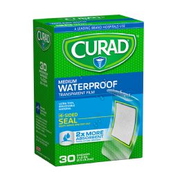 48 of Cuard Bandage 2.5 Inch 30 Count Clear Strip