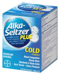 50 Pieces Alka Seltzer Plus Cold And Flu 2 Count Box - Pain and Allergy Relief