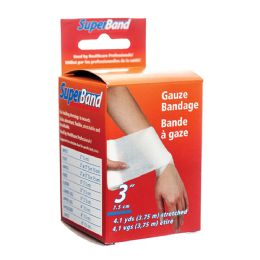 36 Wholesale Superband Bandage 3 Inch Gauze Boxed