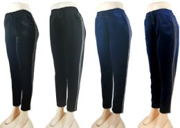 48 Pieces Women Winter Pants Assorted Colors Assorted - Womens Pants