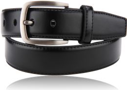 24 Wholesale Belts For Men Color Black