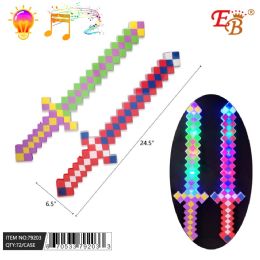 24 Wholesale 24.5" Light Up Sword With Light &musical