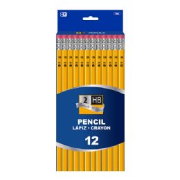 24 pieces #2 Yellow Pencil (12/pack) - Pens & Pencils