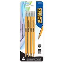 24 Wholesale Yellow 0.9 Mm Mechanical Pencil (4/pack)