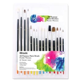 24 pieces All Purpose Paint Brush (15/pack) - Paint, Brushes & Finger Paint