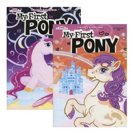 48 pieces My First Pony Foil & Embossed Coloring & Activity Book - Coloring & Activity Books