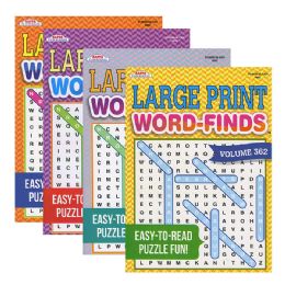48 pieces Kappa Large Print Word Finds - Crosswords, Dictionaries, Puzzle books