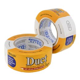 12 pieces 1.88" X 60 Yards White Duct Tape - Tape & Tape Dispensers