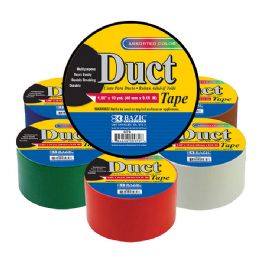 36 Wholesale 1.88" X 10 Yard Assorted Colored Duct Tape
